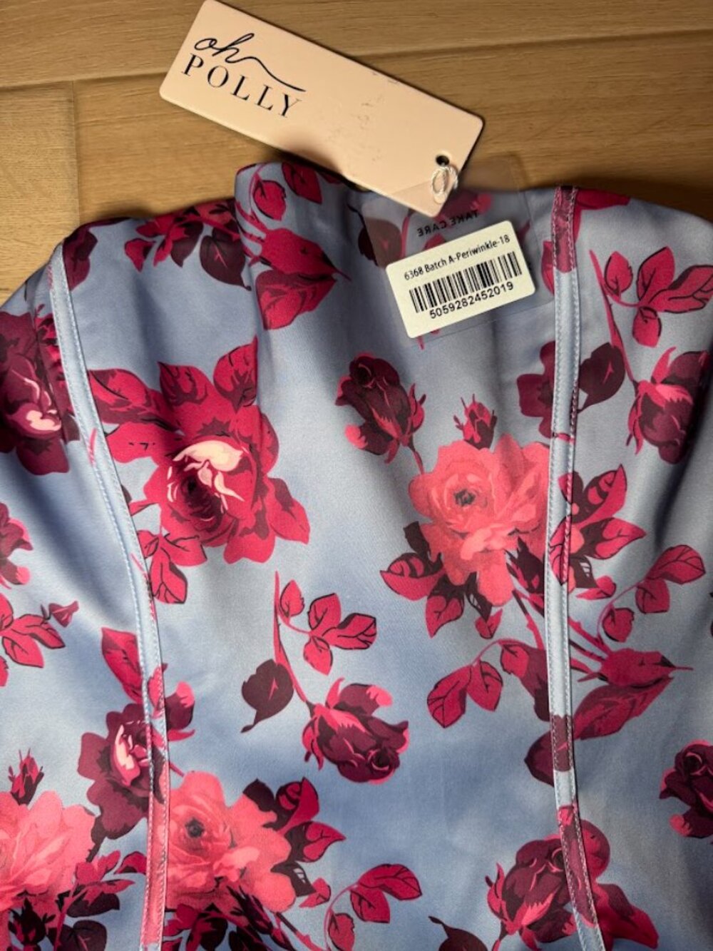NWT Sz 14 Oh Polly Satin Floral Corset Lace-Up Side Mini Dress Feminine Coquette - Picture 3 of 14